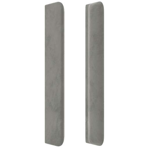 vidaXL Cabeceira cama c abas veludo 103x16x118128 cm cinzento-claro vidaXL Cabeceira cama c abas veludo 103x16x118128 cm cinzento-claro