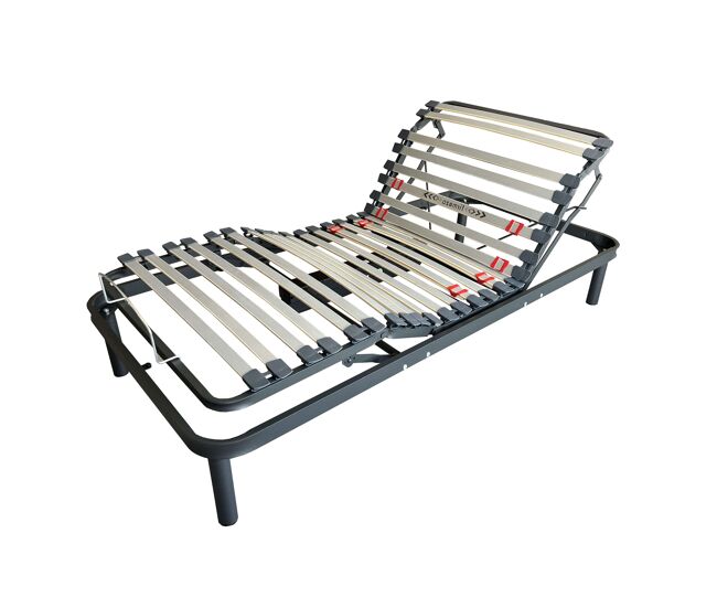 Cama articulada eléctrica 105x190 cm motor y somier (5 planos de articulación)