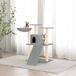 Árbol Para Gatos Árbol Para Gatos Gris Claro