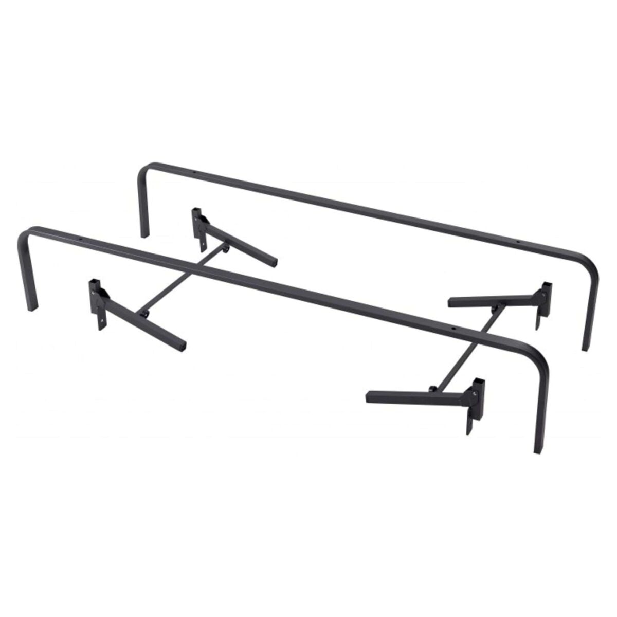 Estructura de cama canguro: patas metálicas y herrajes de cama nido inferior y superior para bases tapizadas 80x190cm o 90x190cm