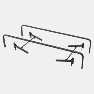 Estrutura de cama canguru: pernas e ferragens de metal para camas de rodízio superior e inferior para bases estofadas de 80x190 cm ou 90x190 cm