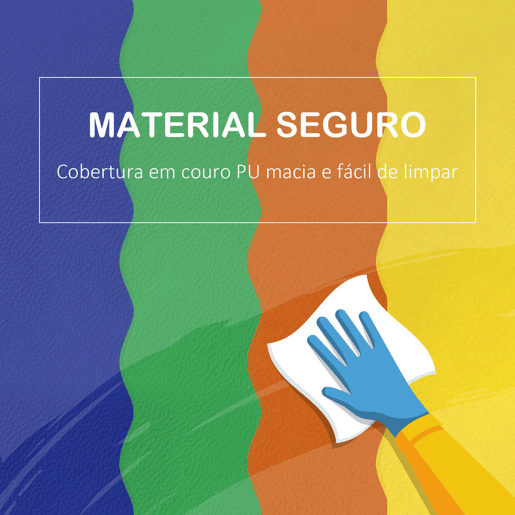 HOMCOM Conjunto de 7 Blocos de Espuma para Crianças de 1-3 Anos Blocos de Construção para Escalar e Gatinhar 60x40x11 cm Multicor HOMCOM Conjunto de 7 Blocos de Espuma para Crianças de 1-3 Anos Blocos de Construção para Escalar e Gatinhar 60x40x11 cm Multicor