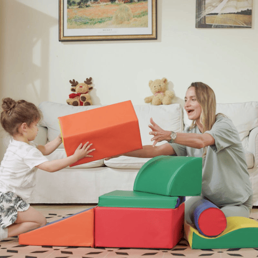 HOMCOM Conjunto de 7 Blocos de Espuma para Crianças de 1-3 Anos Blocos de Construção para Escalar e Gatinhar 60x40x11 cm Multicor HOMCOM Conjunto de 7 Blocos de Espuma para Crianças de 1-3 Anos Blocos de Construção para Escalar e Gatinhar 60x40x11 cm Multicor