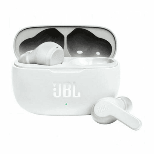 Auriculares Bluetooth com microfone JBL JBLW200TWSWHT Branco