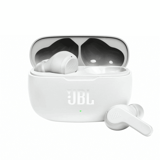 Auriculares Bluetooth com microfone JBL JBLW200TWSWHT Branco