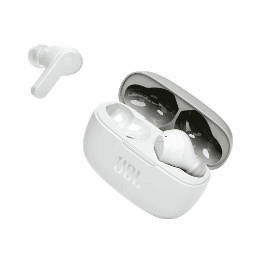 Auriculares Bluetooth com microfone JBL JBLW200TWSWHT Branco