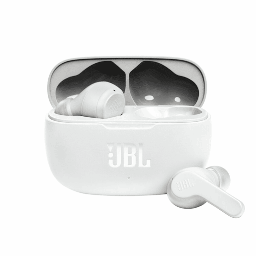 Auriculares Bluetooth com microfone JBL JBLW200TWSWHT Branco