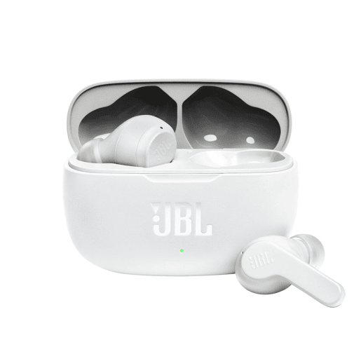 Auriculares Bluetooth com microfone JBL JBLW200TWSWHT Branco