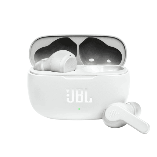Auriculares Bluetooth com microfone JBL JBLW200TWSWHT Branco