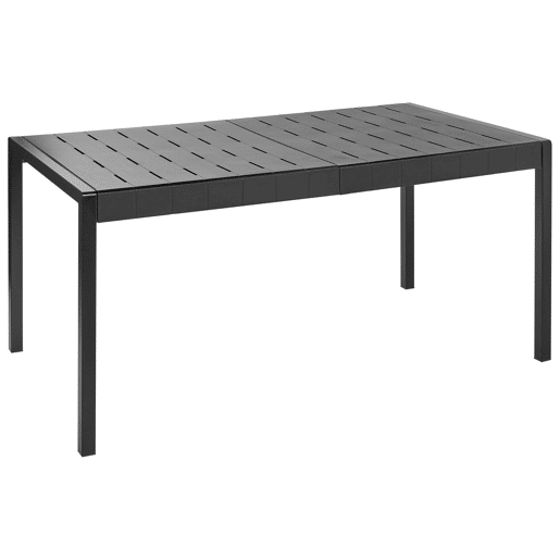 Mesa de refeição de jardim BARTICA 154 cm 84 cm Preto