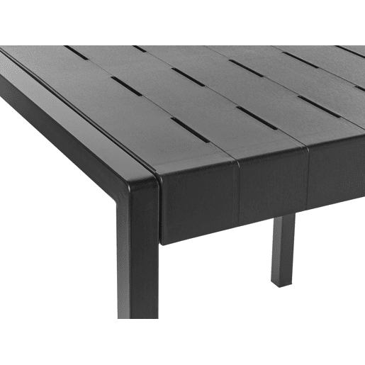 Mesa de refeição de jardim BARTICA 154 cm 84 cm Preto