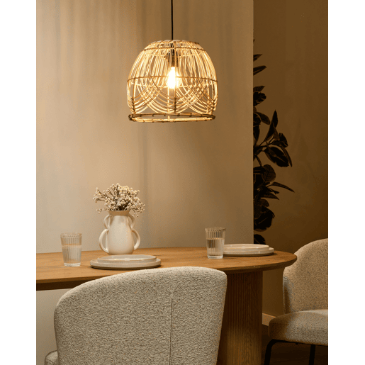 Candeeiro suspenso POSTRERO Rattan Natural Candeeiro suspenso POSTRERO Rattan Natural