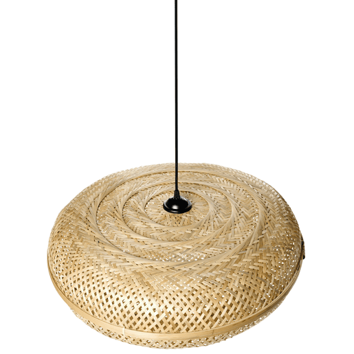 Candeeiro suspenso LAJAS Madeira de bambu Natural Candeeiro suspenso LAJAS Madeira de bambu Natural