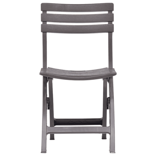 vidaXL Cadeiras de jardim dobráveis 2 pcs plástico moca
