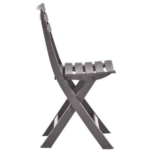 vidaXL Cadeiras de jardim dobráveis 2 pcs plástico moca