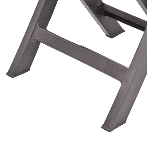 vidaXL Cadeiras de jardim dobráveis 2 pcs plástico moca