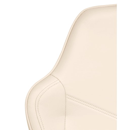Cadeira de escritório TRIUMPHER Pele sintética Branco creme