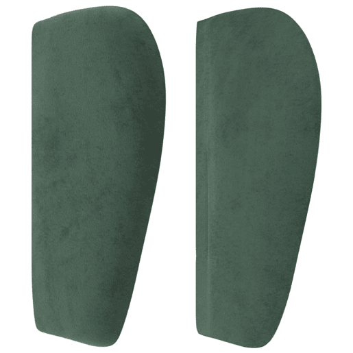 vidaXL Cabeceira de cama c abas veludo 147x23x7888cm verde-escuro vidaXL Cabeceira de cama c abas veludo 147x23x7888cm verde-escuro