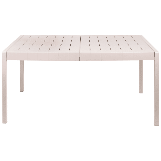 Mesa de refeição de jardim BARTICA 154 cm 84 cm Creme