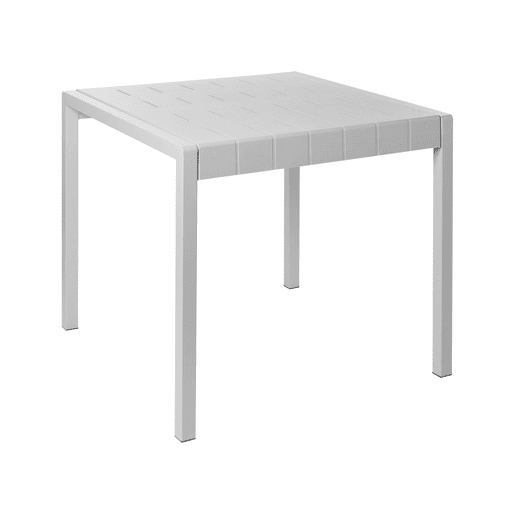 Mesa de refeição de jardim BARTICA 81 cm 84 cm Cinzento