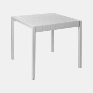Mesa de refeição de jardim BARTICA 81 cm 84 cm Cinzento