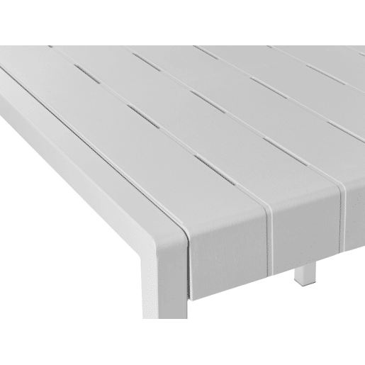 Mesa de refeição de jardim BARTICA 81 cm 84 cm Cinzento