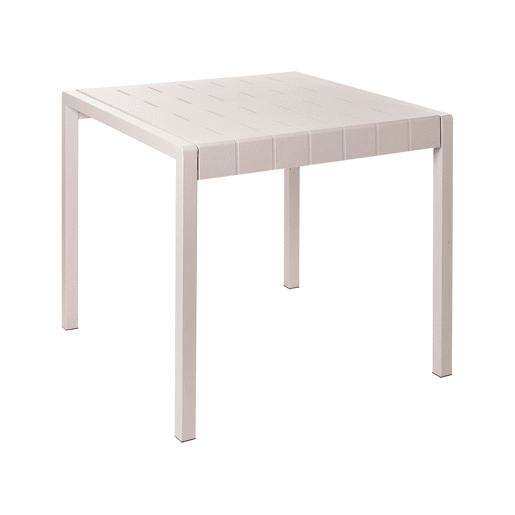 Mesa de refeição de jardim BARTICA 81 cm 84 cm Creme