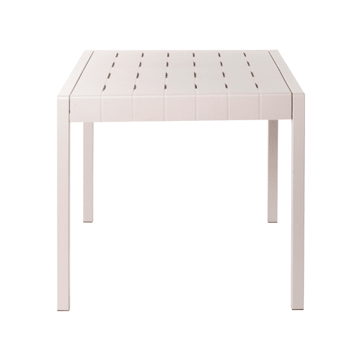 Mesa de refeição de jardim BARTICA 81 cm 84 cm Creme