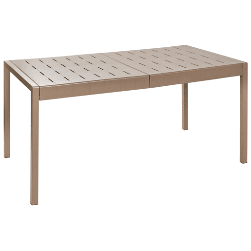 Mesa de refeição de jardim BARTICA 154 cm 84 cm Castanho