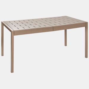 Mesa de refeição de jardim BARTICA 154 cm 84 cm Castanho