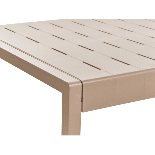 Mesa de refeição de jardim BARTICA 154 cm 84 cm Castanho