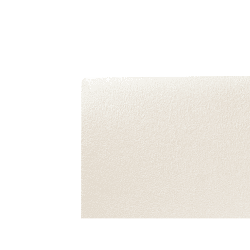 Cama com gavetas de arrumação Bouclé SOUTRIN 160 x 200 cm Branco creme