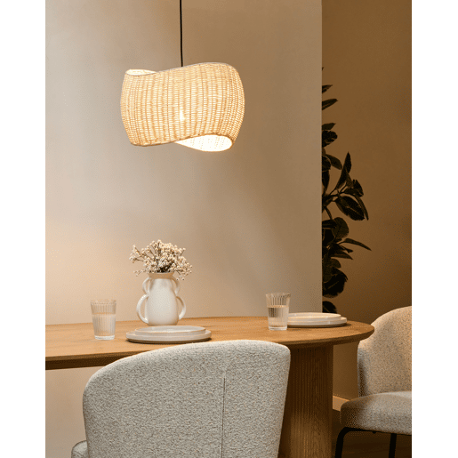 Candeeiro suspenso COAMO Rattan Natural