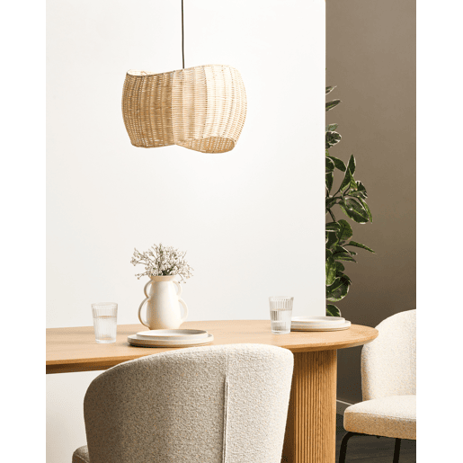 Candeeiro suspenso COAMO Rattan Natural