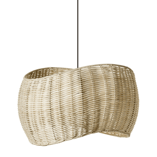 Candeeiro suspenso COAMO Rattan Natural