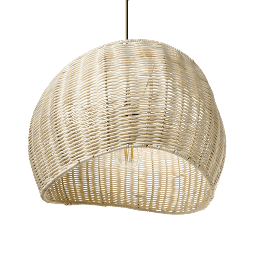 Candeeiro suspenso COAMO Rattan Natural