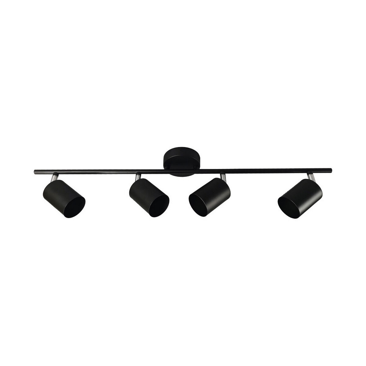 Lámpara de techo edm 32036 negro metal 70 x 9 x 15,2 cm