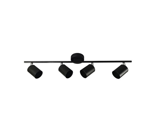 Lámpara de techo edm 32036 negro metal 70 x 9 x 15,2 cm