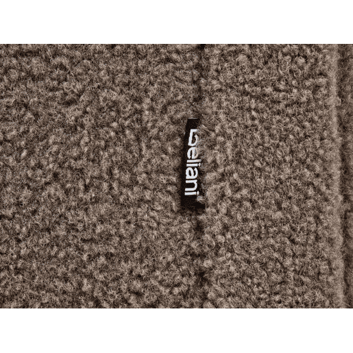 Cama baú sem cabeceira Bouclé DINAN 90 x 200 cm Taupe