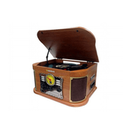 Jukebox Sunstech PXRC52CDWD Castanho Madeira
