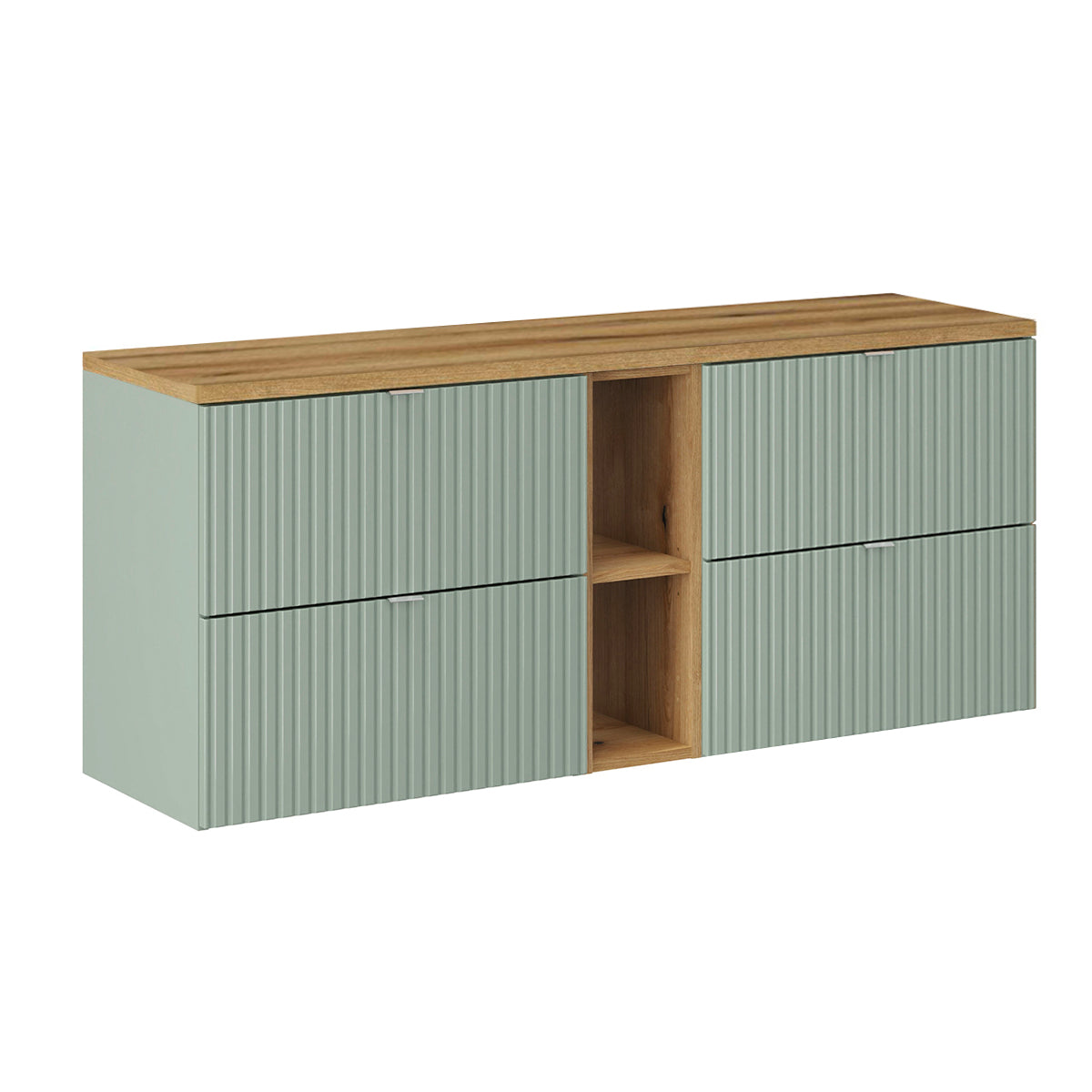 Mueble bajo lavabo 4 cajones encimera Jade 140