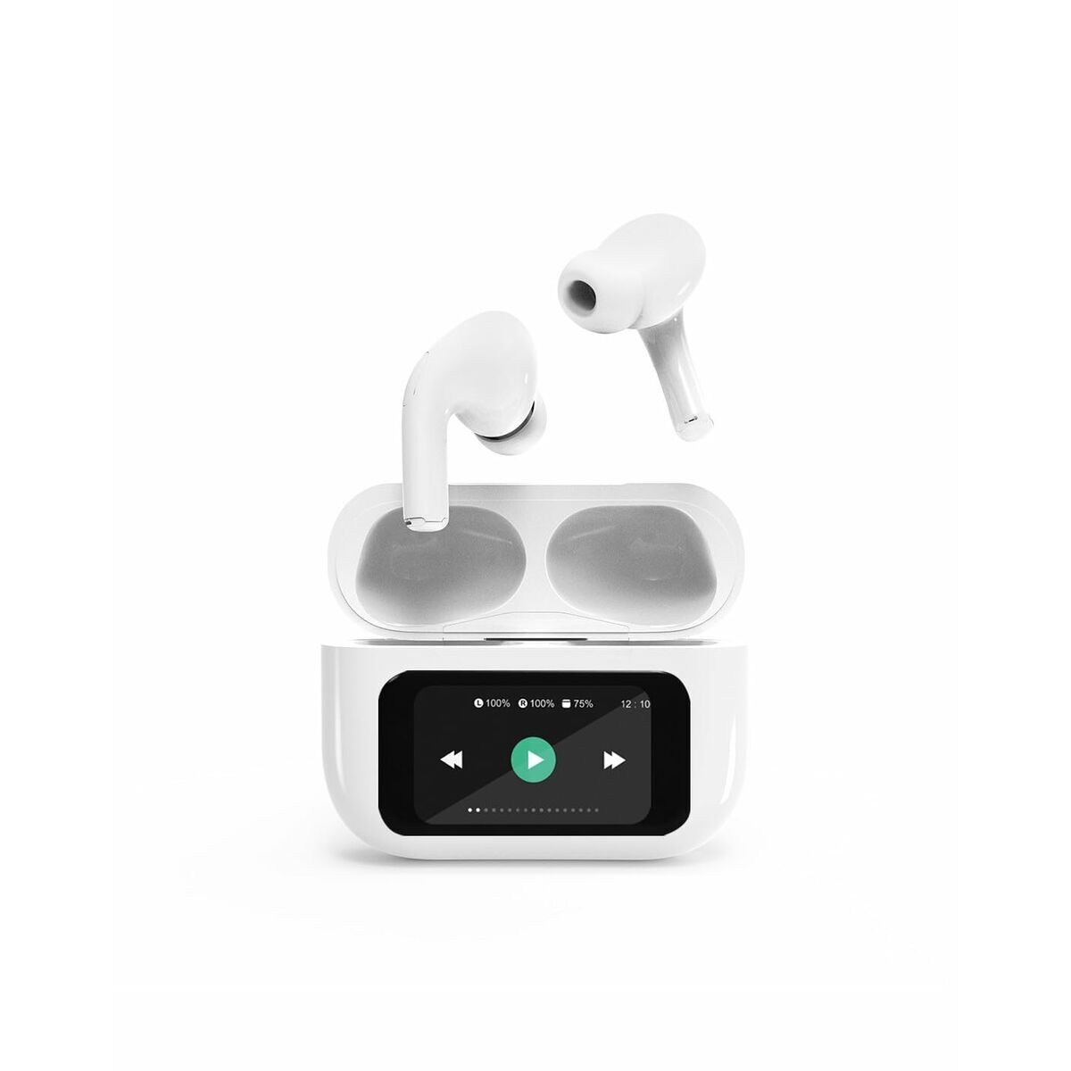 Auriculares TWS-LCD-ANC-01-W