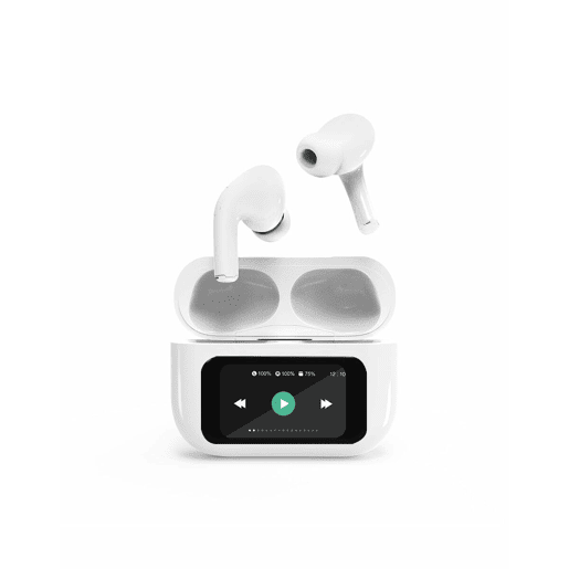 Auriculares GEMBIRD TWS-LCD-ANC-01-W Branco