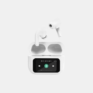 Auriculares GEMBIRD TWS-LCD-ANC-01-W Branco