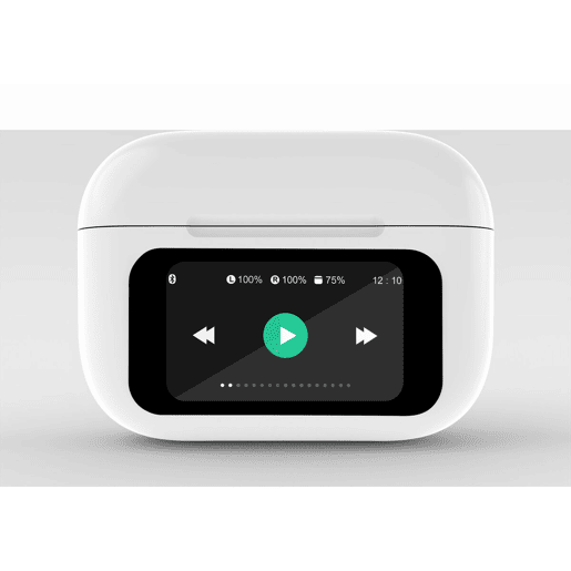 Auriculares GEMBIRD TWS-LCD-ANC-01-W Branco