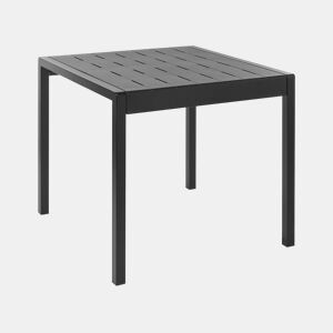 Mesa de refeição de jardim BARTICA 81 cm 84 cm Preto