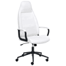 Cadeira de escritório REBEL Tecido Branco creme