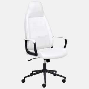 Cadeira de escritório REBEL Tecido Branco creme