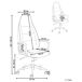 Beliani Silla de oficina REBEL Beliani Silla de oficina REBEL Crema