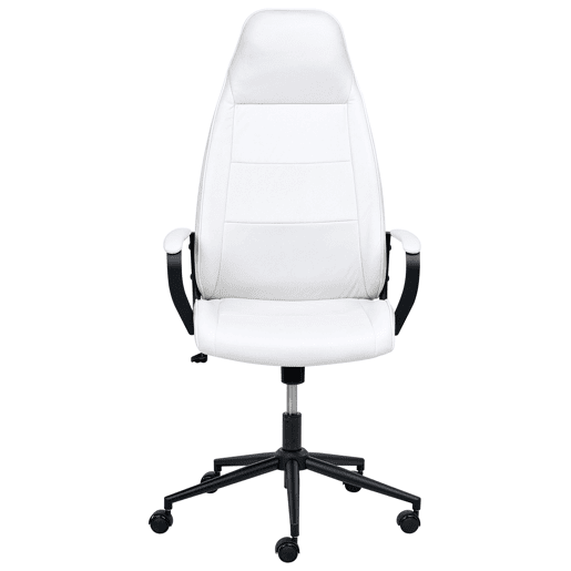 Cadeira de escritório REBEL Tecido Branco creme